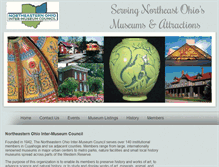 Tablet Screenshot of northeastohiomuseums.org